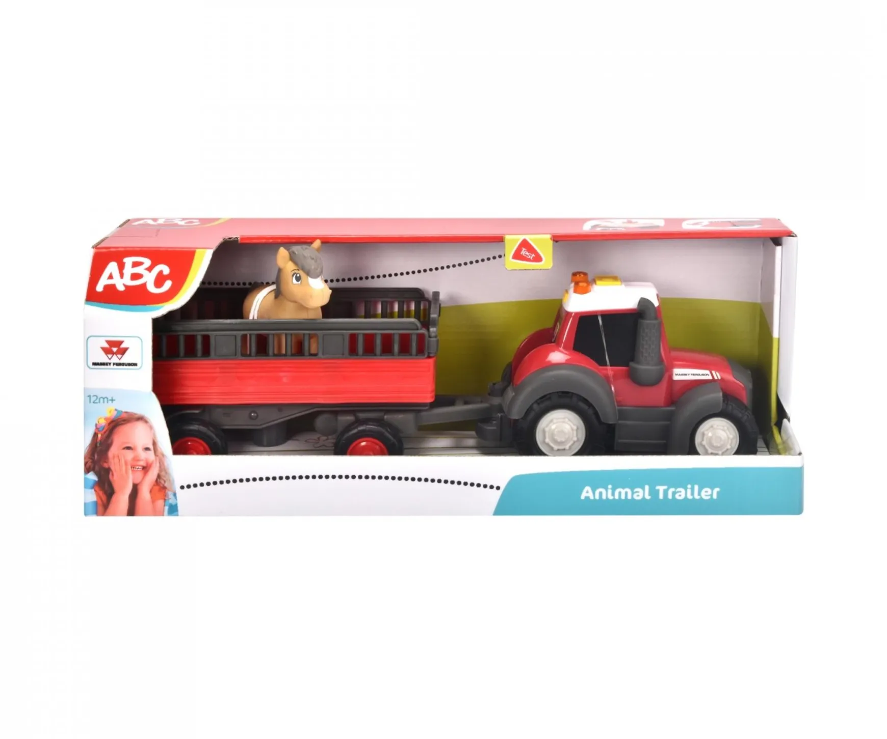 ABC Massey Ferguson Animal Trailer 30cm
