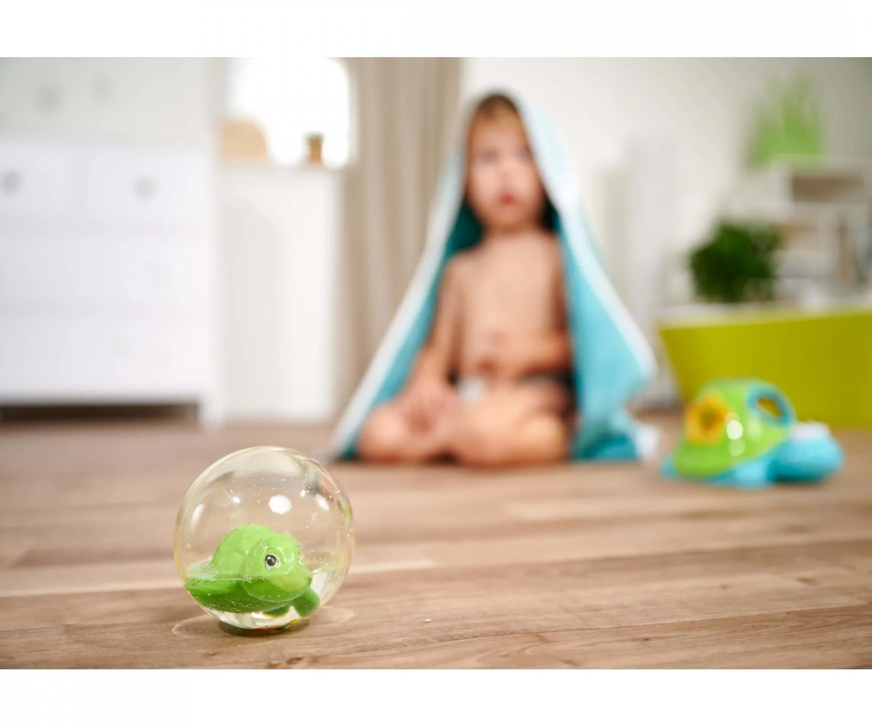 Balle de bain et de préhension ABC