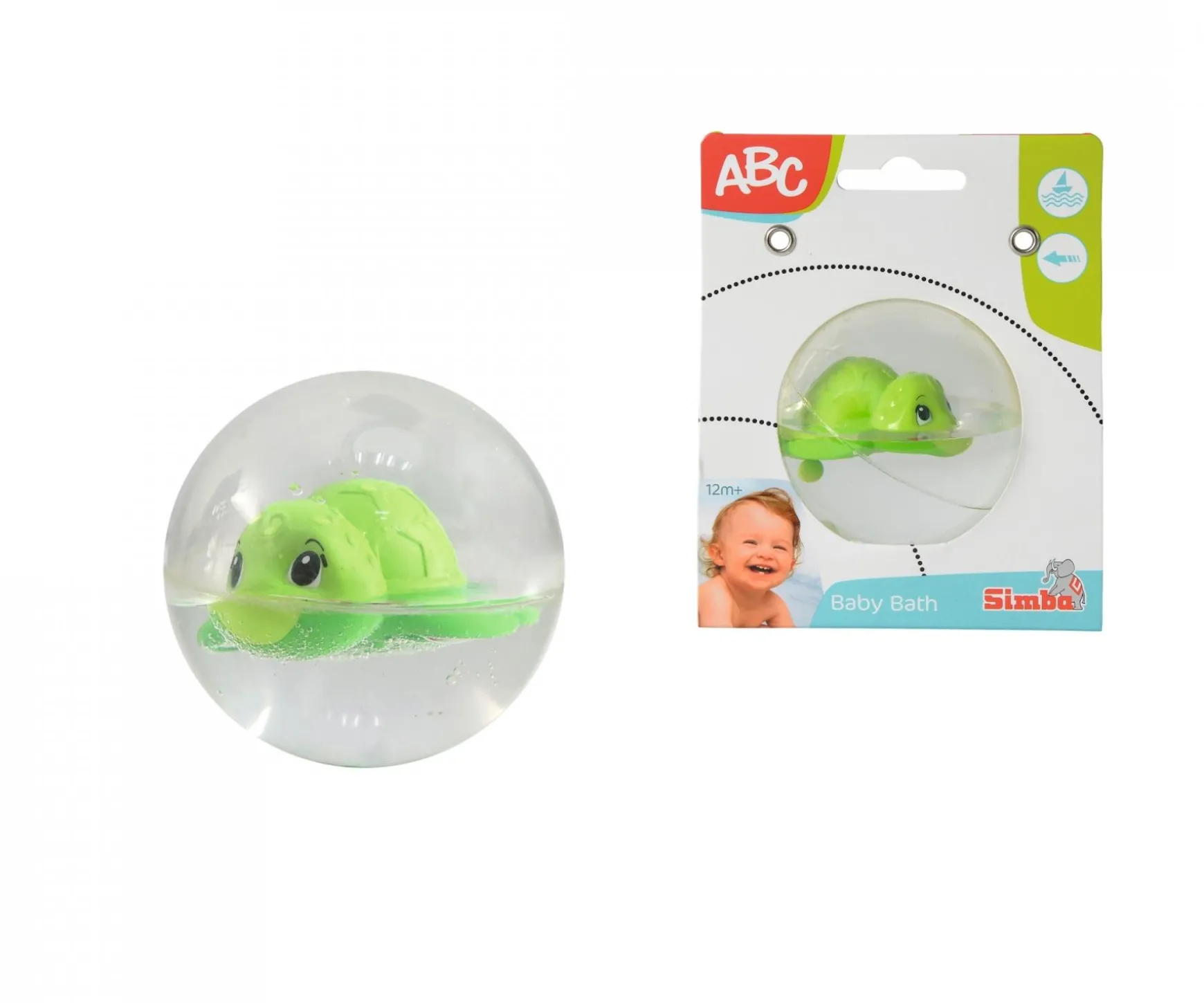 Balle de bain et de préhension ABC