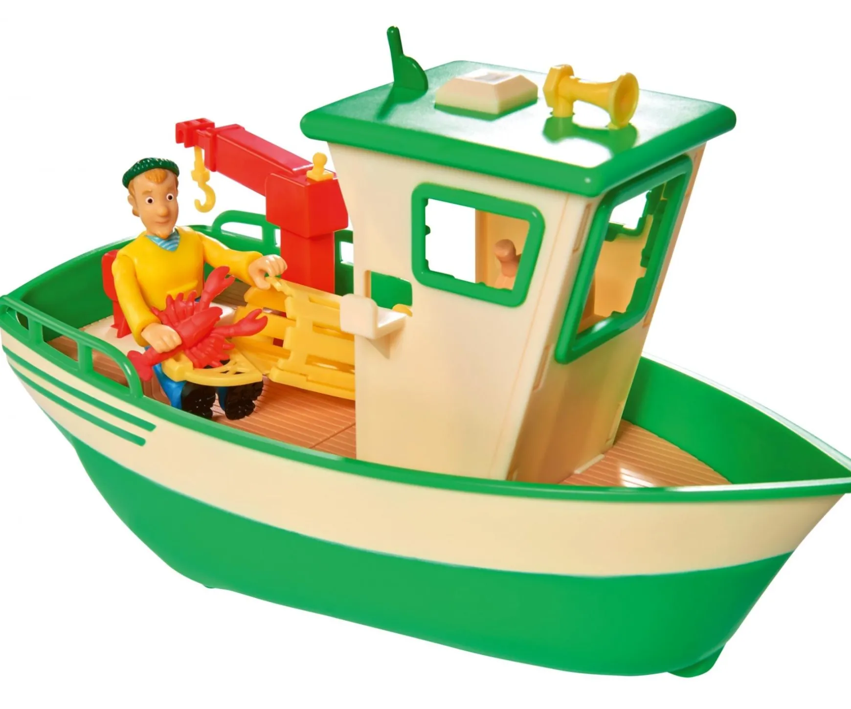 Bateau de pêche de Sam Charlie avec figurine