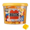 Blox - 100 briques de 4 pièces jaunes - compatibles avec les briques de jeu connues