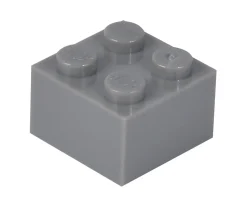 Blox - 100 briques de 4 pièces grises - compatibles avec les briques de jeu connues