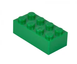 Blox - 500 briques de 8 pièces vertes - compatibles avec les briques de jeu connues