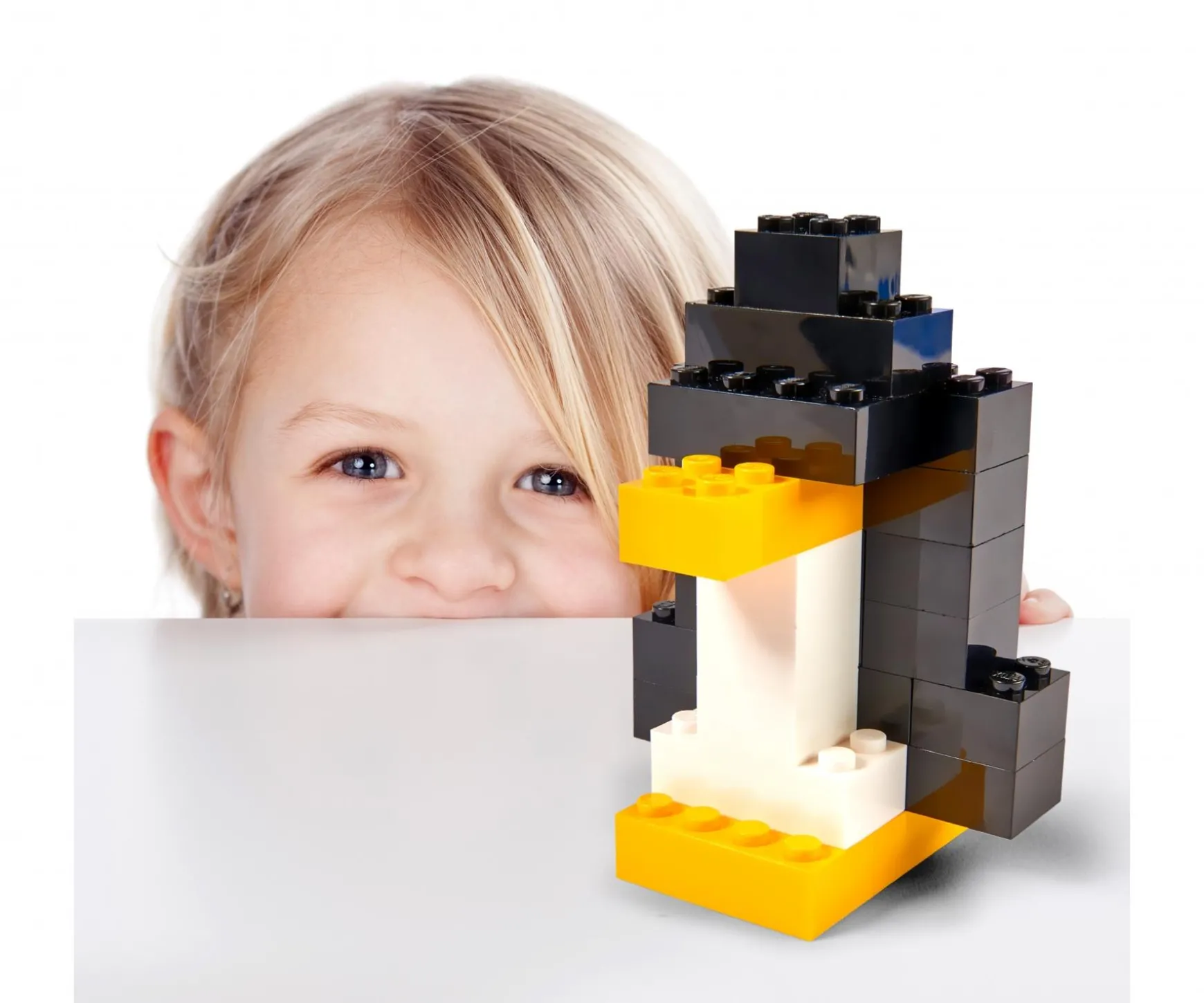 Blox - 40 briques de 8 pièces noires - compatibles avec les briques de jeu connues