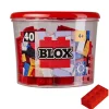 Blox - 40 briques de 8 rouges - compatibles avec les briques de jeu connues