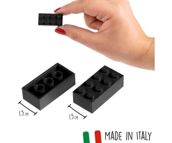 Blox 1000 black 4 pin Bricks loose
