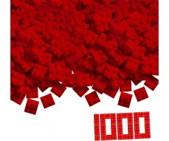 Blox 1000 red 4 pin Bricks loose