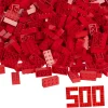 Blox 500 red 8 pin Bricks loose