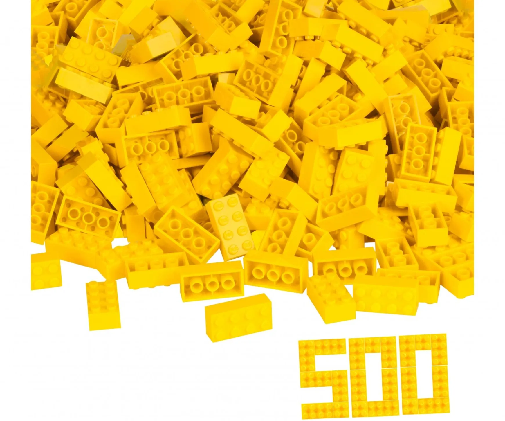 Blox 500 yellow 8 pin Bricks loose