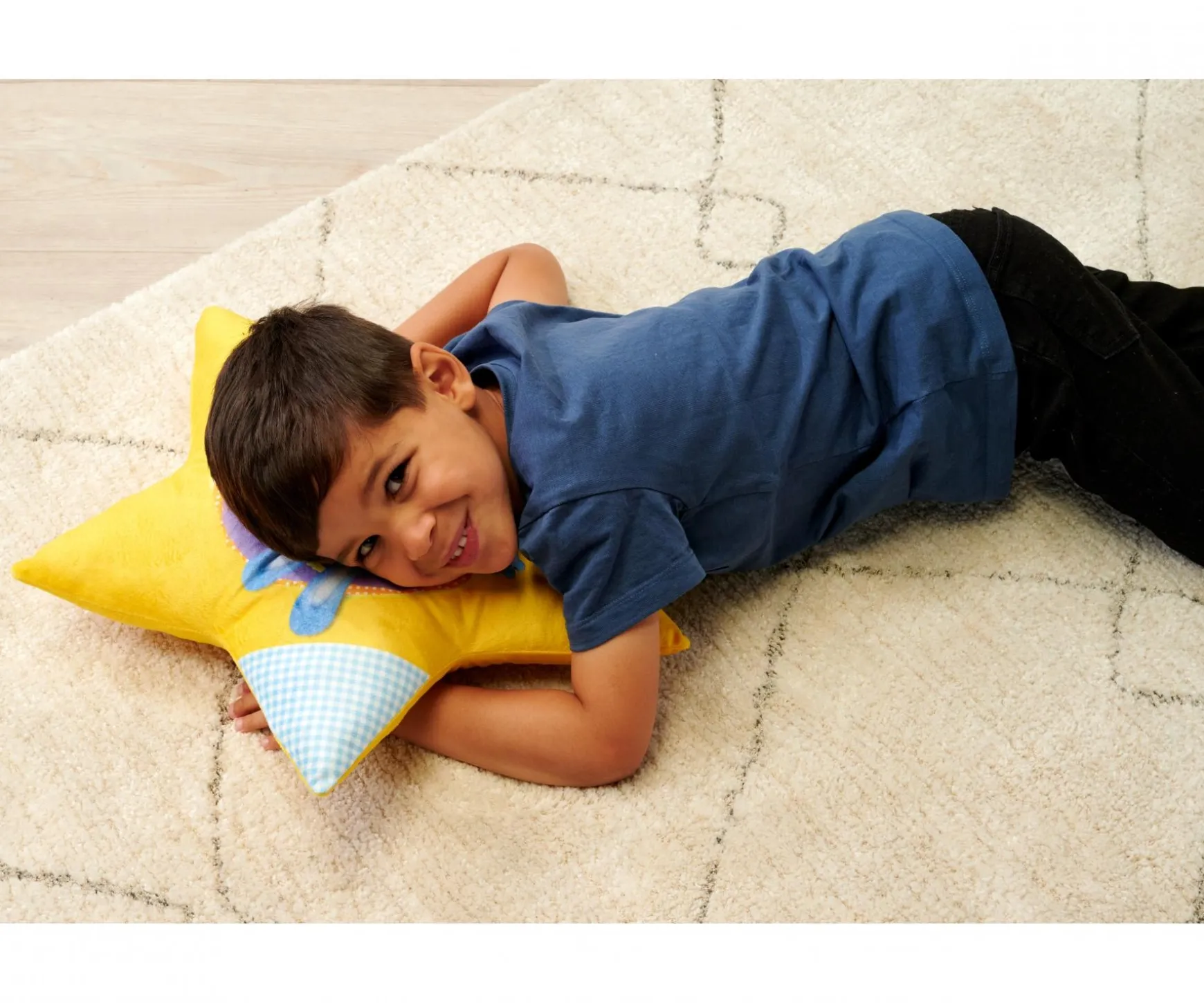 Coussin étoile en peluche KiKANiNCHEN