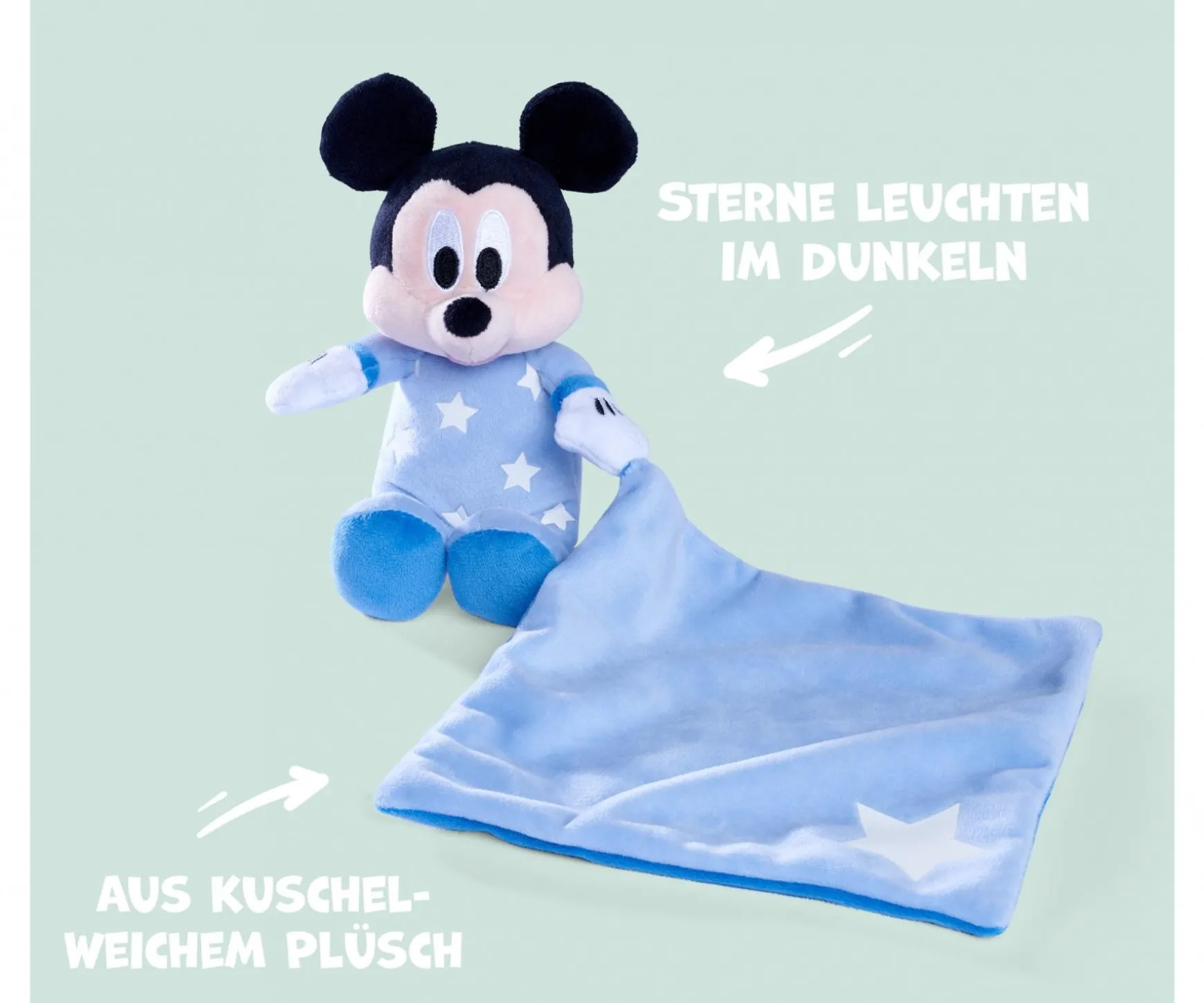 Disney - GID Mickey Holding Comforter