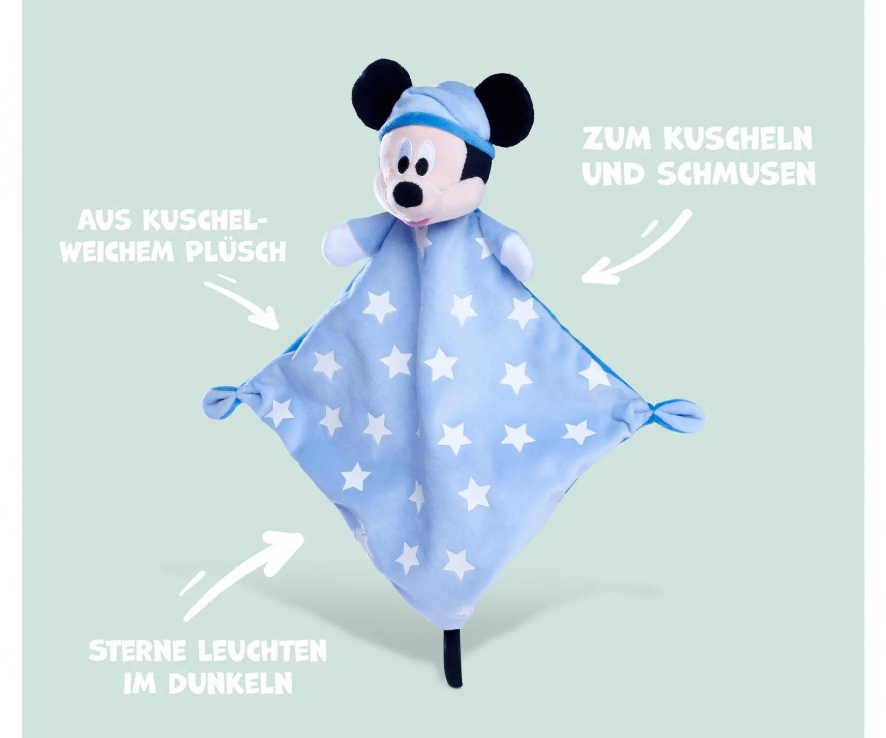 Disney - GID Mickey Holding Comforter