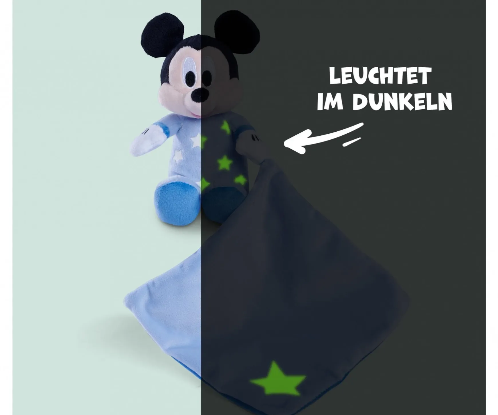 Disney - GID Mickey Holding Comforter