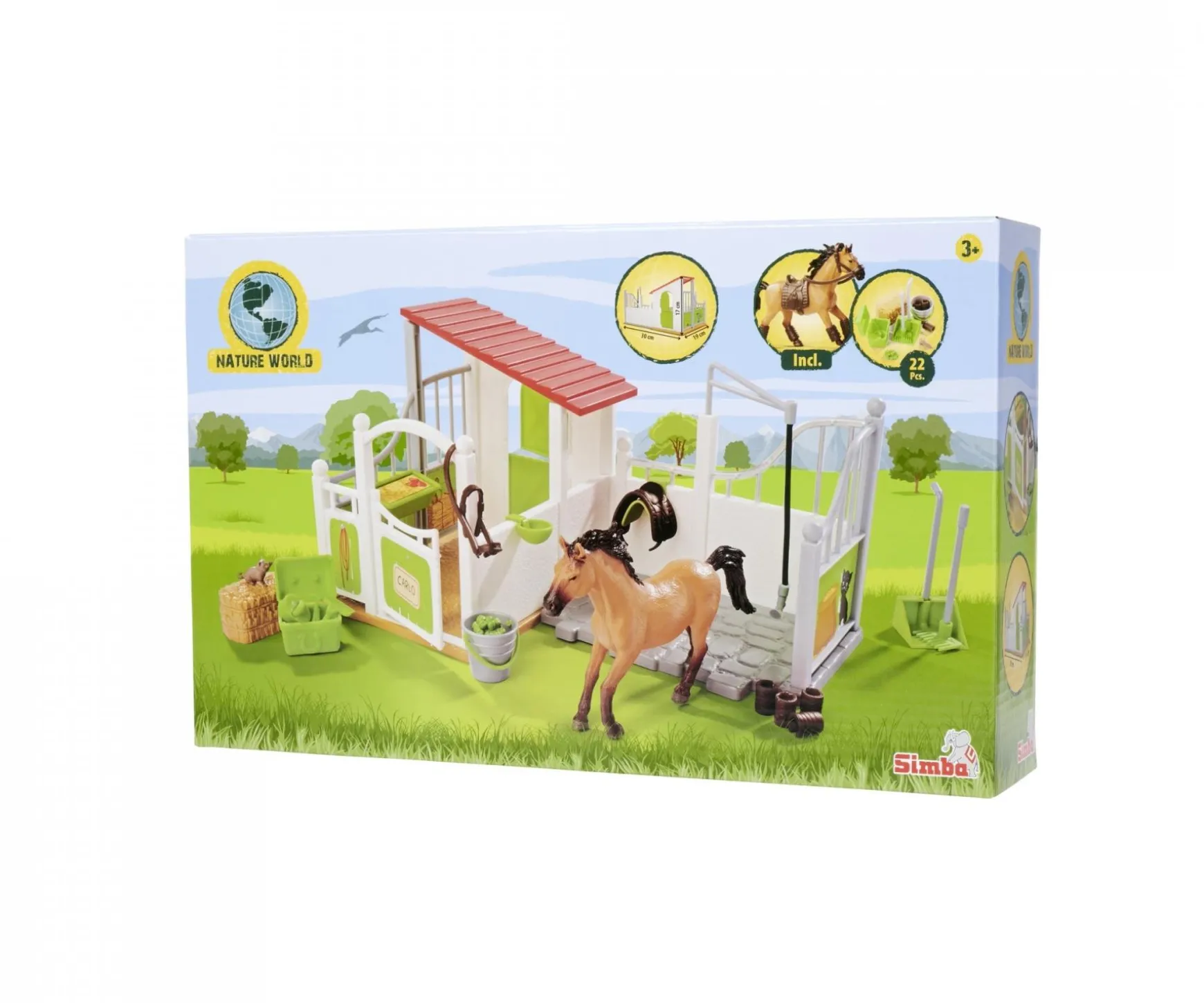 Horse Box, Washing Area and Horse