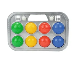Jeu de boules panier de transport