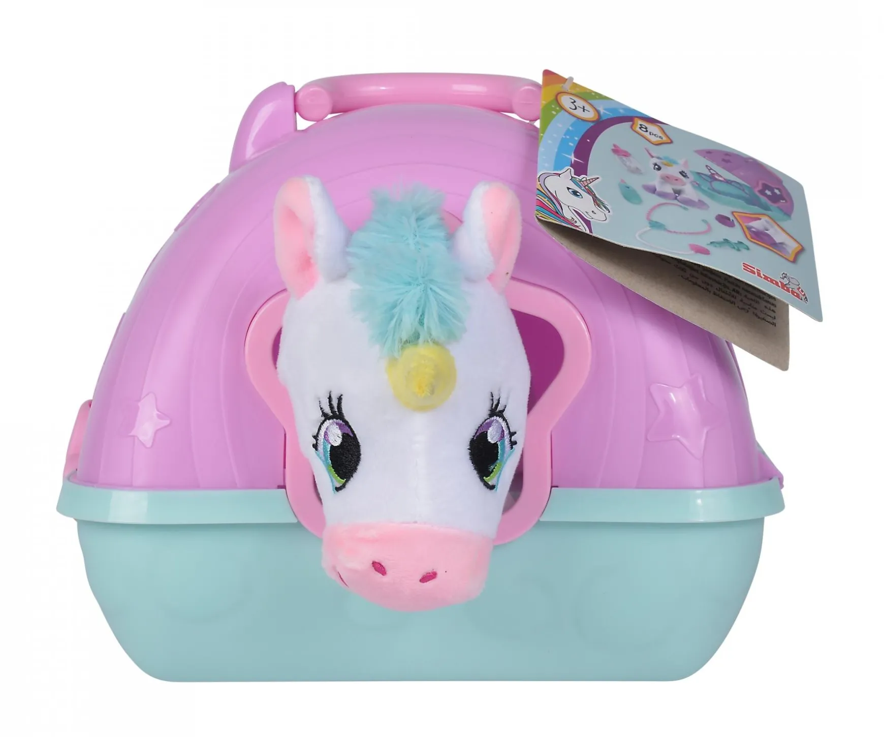 Mallette de médecin avec licorne en peluche