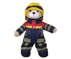 Ours en peluche pompier Rosenbauer, 30cm
