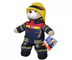 Ours en peluche pompier Rosenbauer, 30cm
