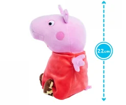 Peppa Pig Peluche Peppa a/son, 22cm