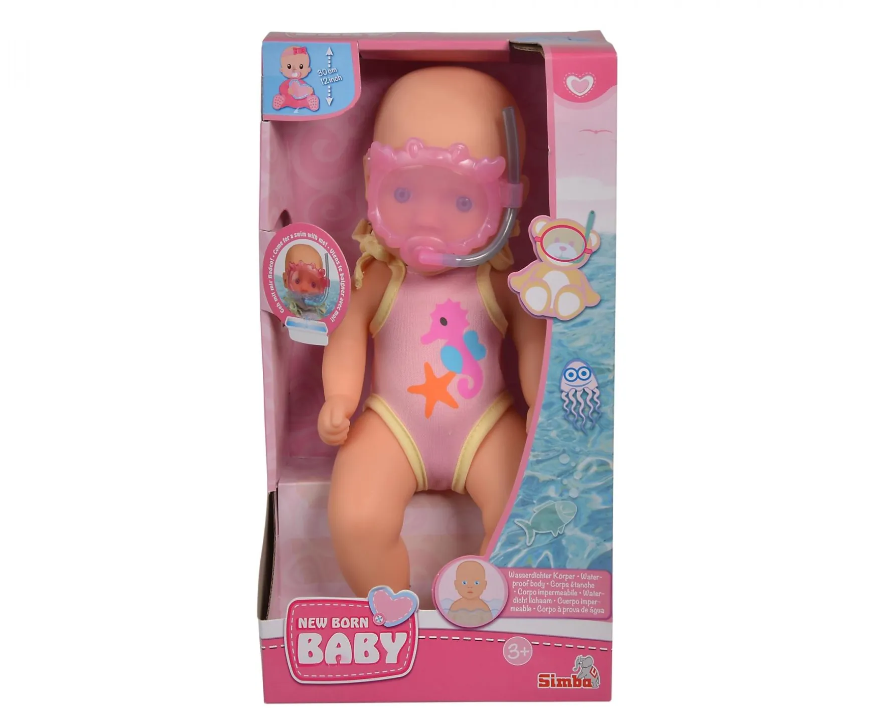 Poupée de bain New Born Baby