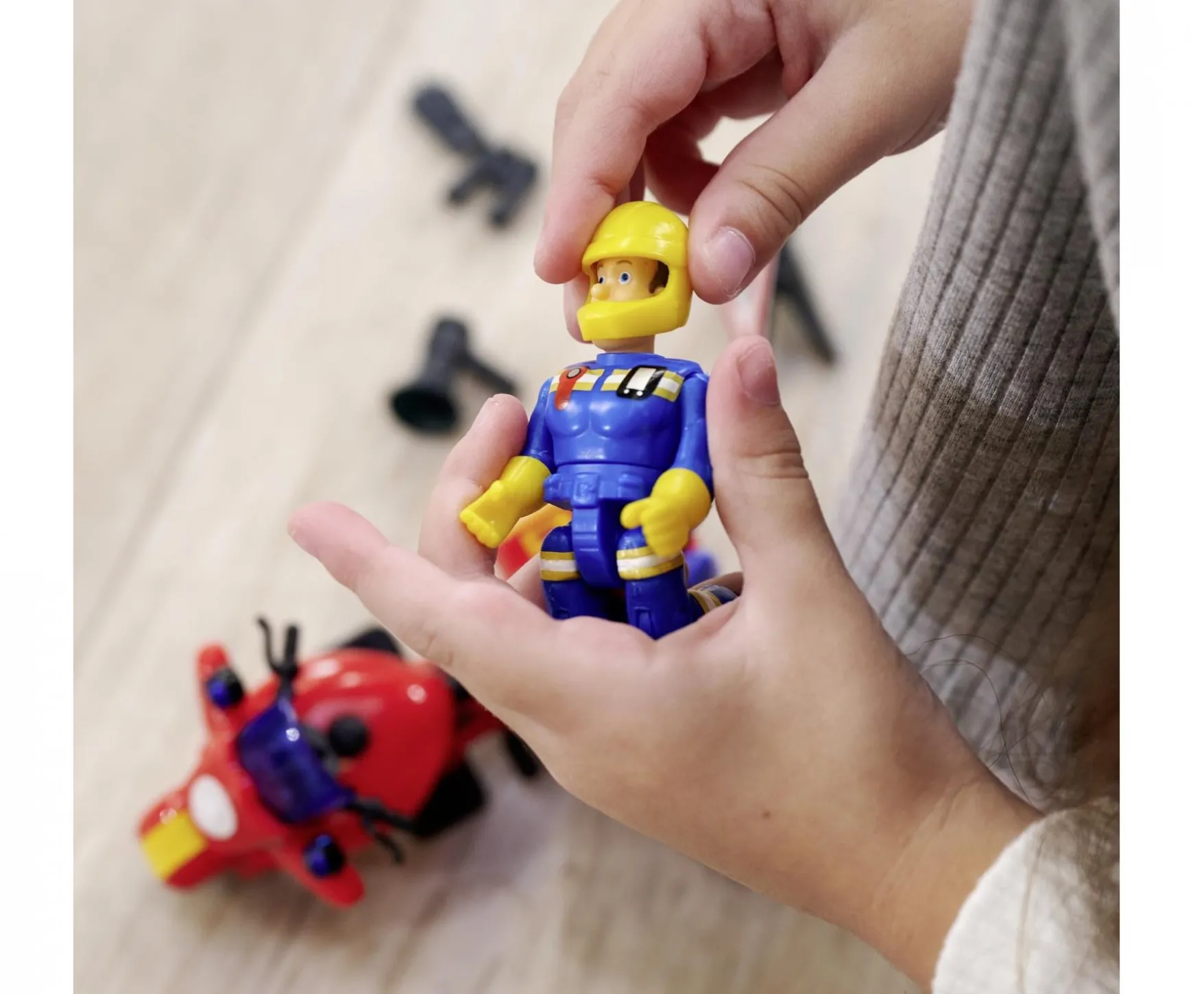Sam Fire Rescue Motorbike + Figurine
