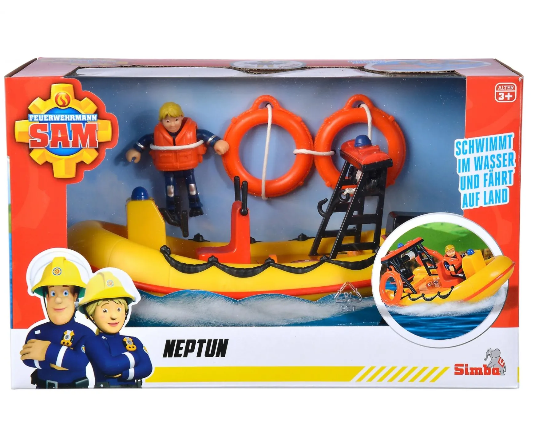 Sam Neptune, bateau avec figurine