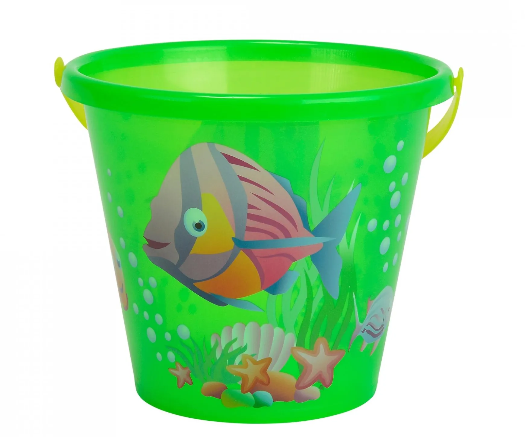 Seau à sable transparent (4 couleurs)