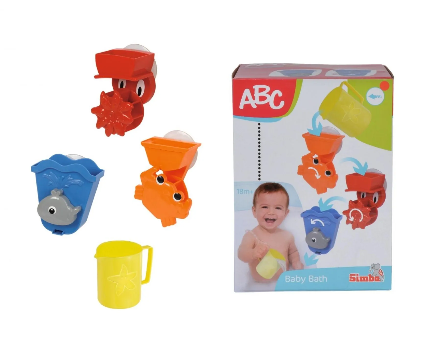 Simba ABC Jouets pour la baignoire Bundle