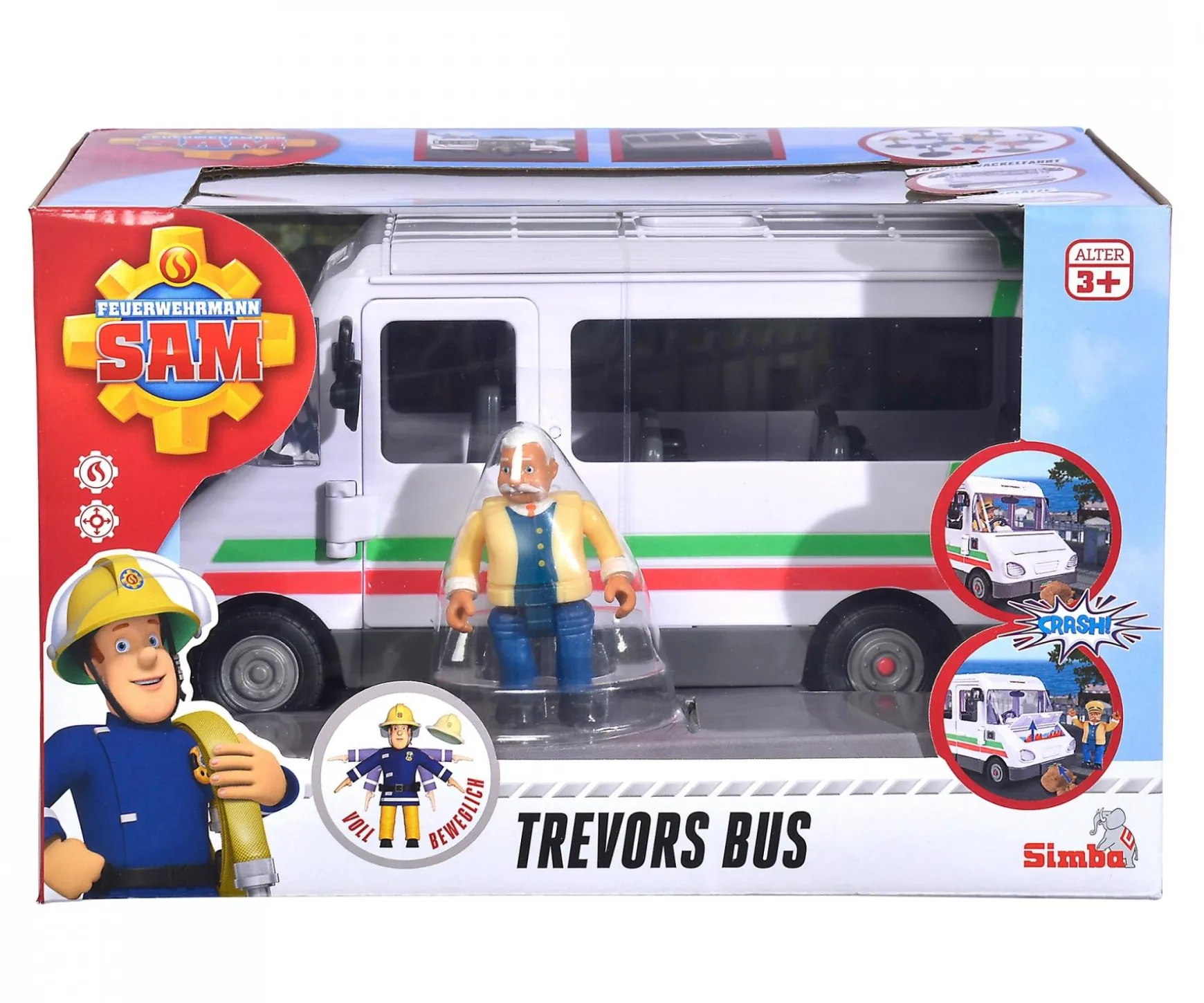 Simba Fireman Sam Trevor & Charlie Bundle
