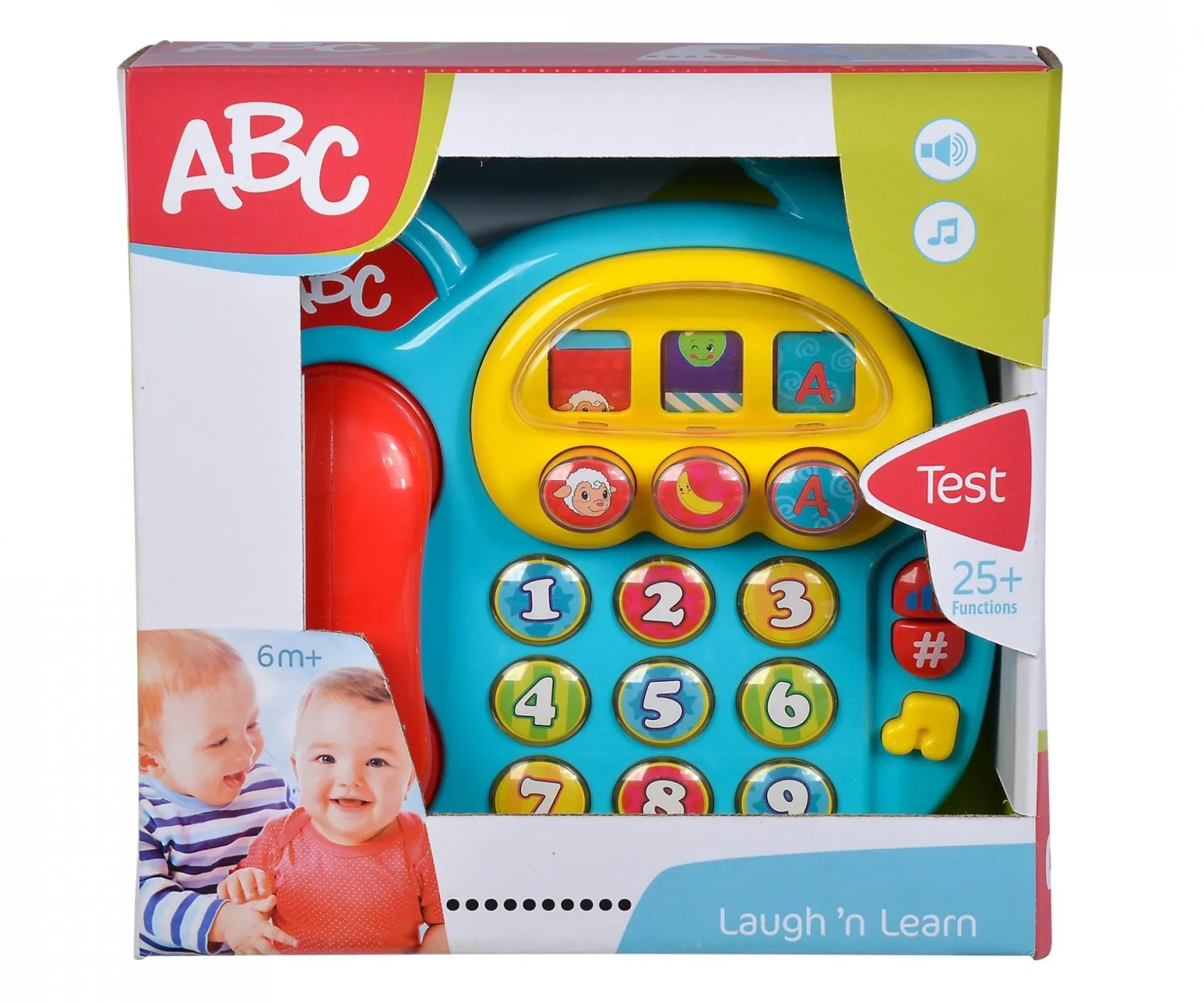 Téléphone coloré ABC